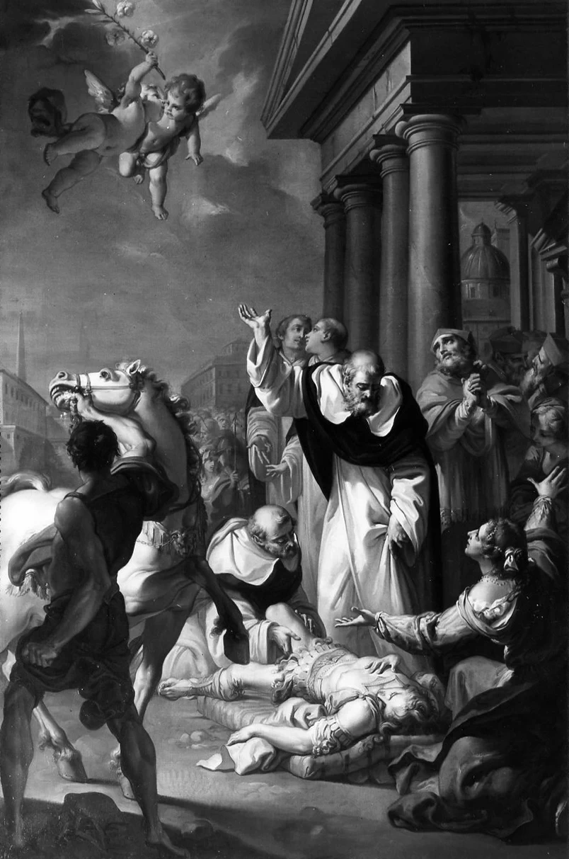 San Domenico che risana Napoleone Orsini - Chiesa di san Domenico